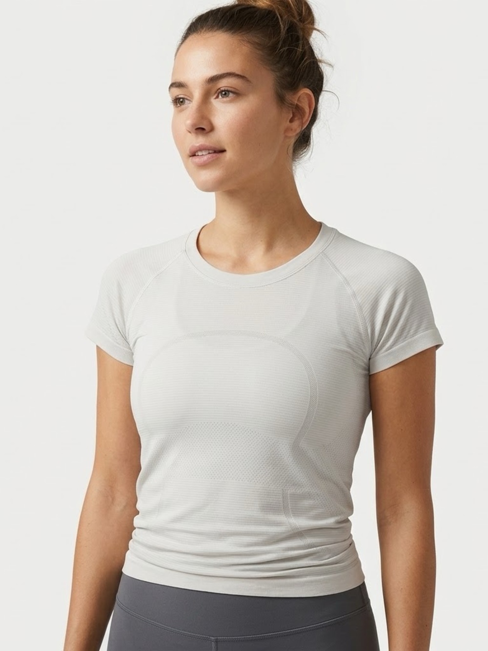 Lululemon Swiftly Tech Short Sleeve Shirt Crewneck White Size 4
